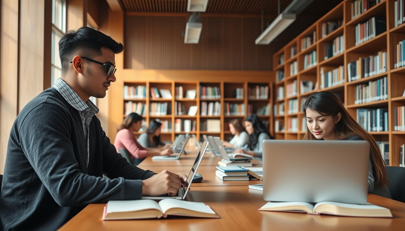 Digital learning platform with online study materials